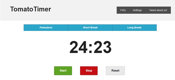 TomatoTimer Online Timer