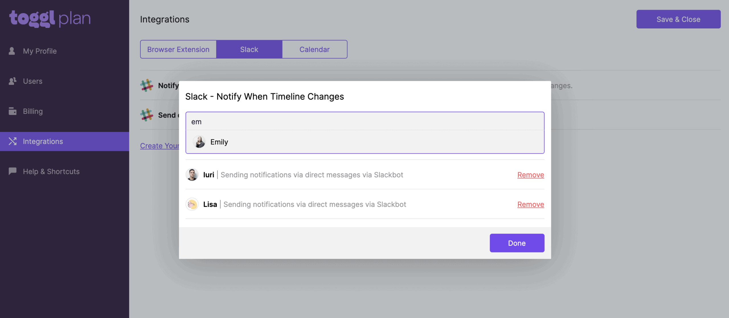 troubleshoot toggl any.do integration