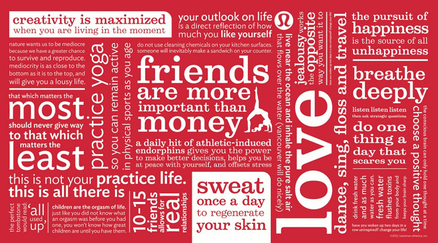 lululemon mission statement