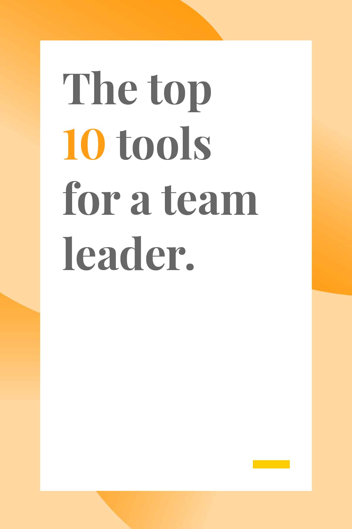 If you're a team leader, don't miss this list of essential leadership and planning tools. Get your team organized and improve productivity with these 10 tools. #leadership #businesstools