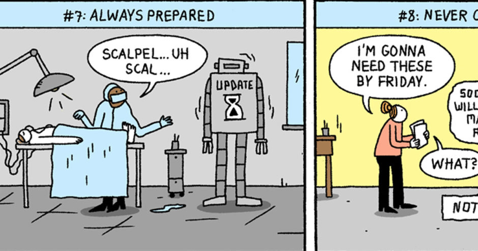 robots-share-image.jpg A snippet of 10 Reasons Robots Are Better At Your Job comic
