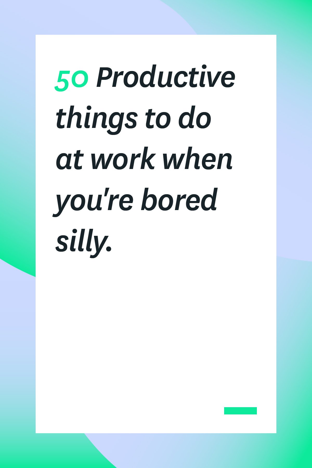 47 Productive Things to Do When You're Bored - NunziaDreams  Productive things  to do, What to do when bored, Things to do