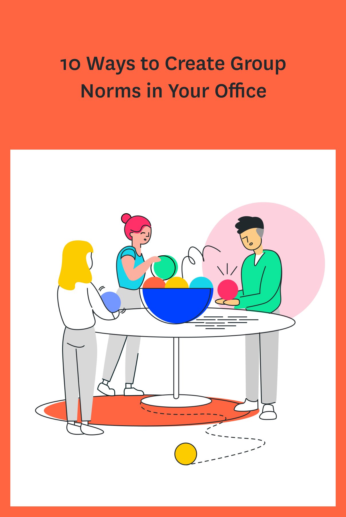 Setting group norms in your office will help people work better together. Here are some examples of group norms your team can try, plus tips for getting everyone on board. #team #teammanagement #leadership