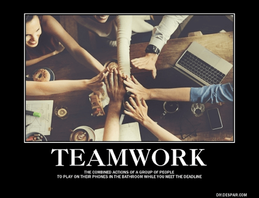 teamwork fail meme