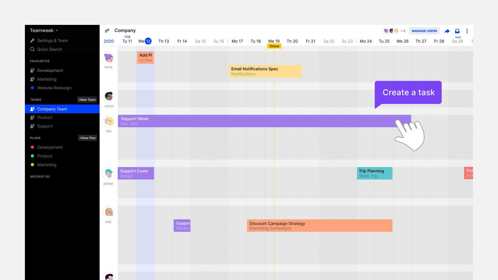 simple timelane online