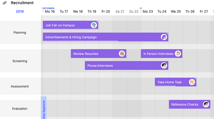 Project Management Excel Gantt Chart Template from toggl.com