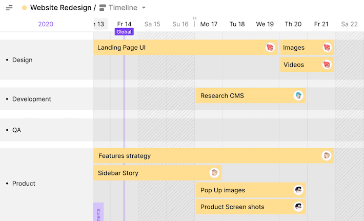 how to make a project management timeline in excel