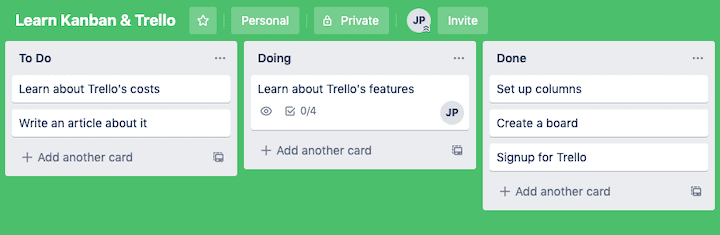 Trello Kanban Board