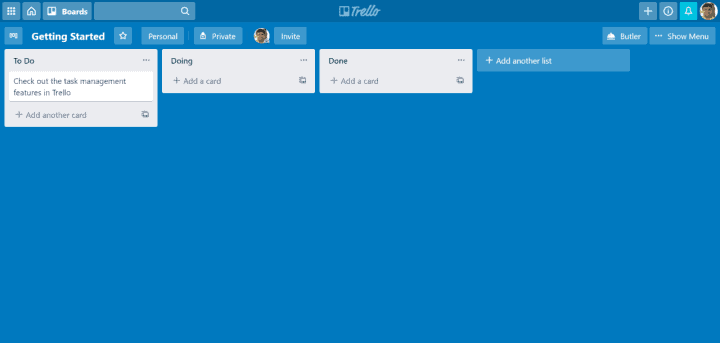 Trello Kanban Boards are easy to use