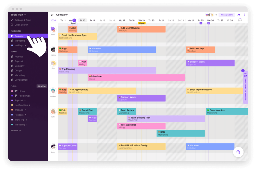 timeline app for mac