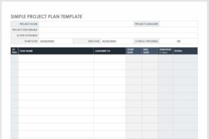 Simple Project Plan Template: How To Plan A Project In 1 Hour Or Less