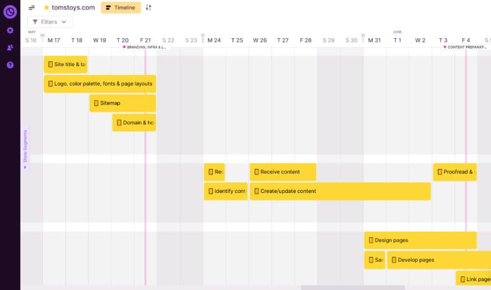 web design project management plan