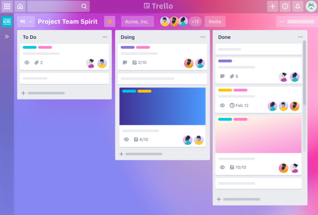 Trello boards make it simple to manage your tasks