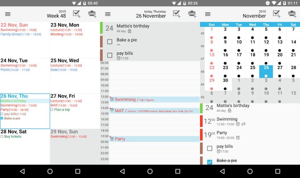 DaybyDay Organizer is a planner app for Android