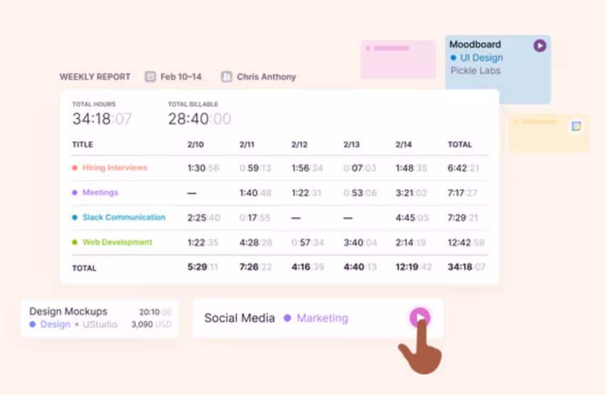 Simple time tracking with Toggl Track