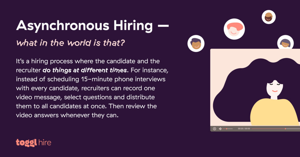 definition of asynchronous hiring