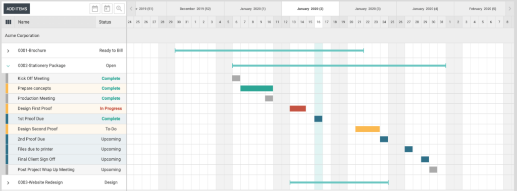 FunctionFox Gantt Charts