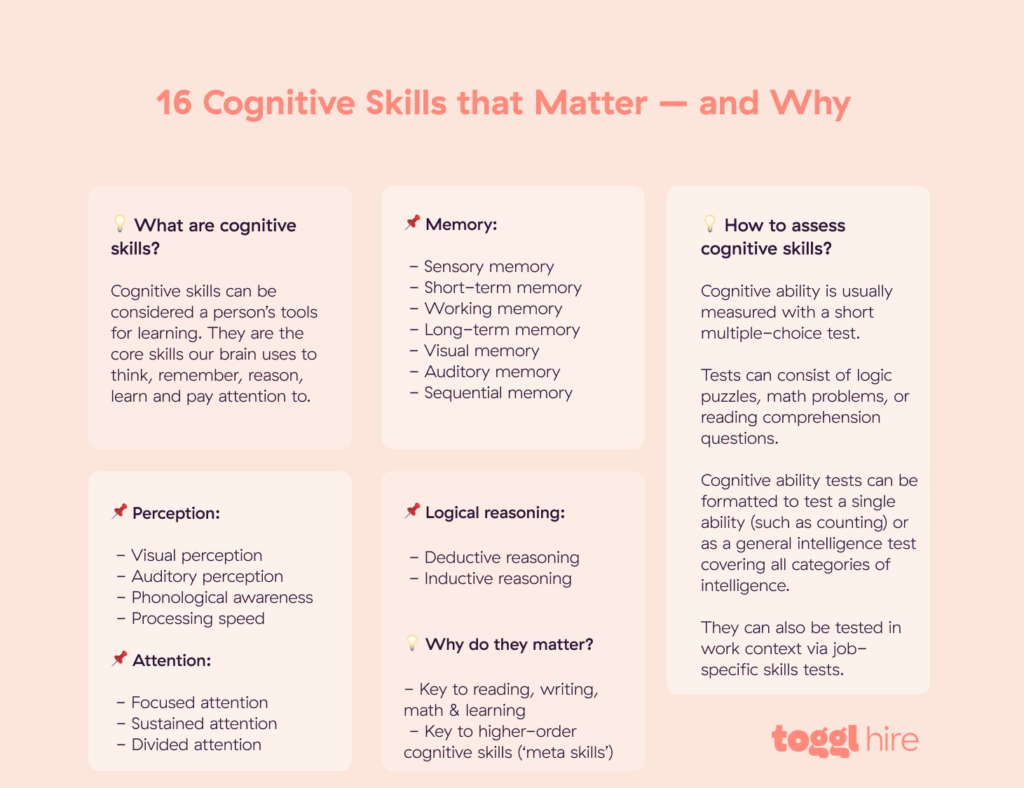 cognitive skills that matter