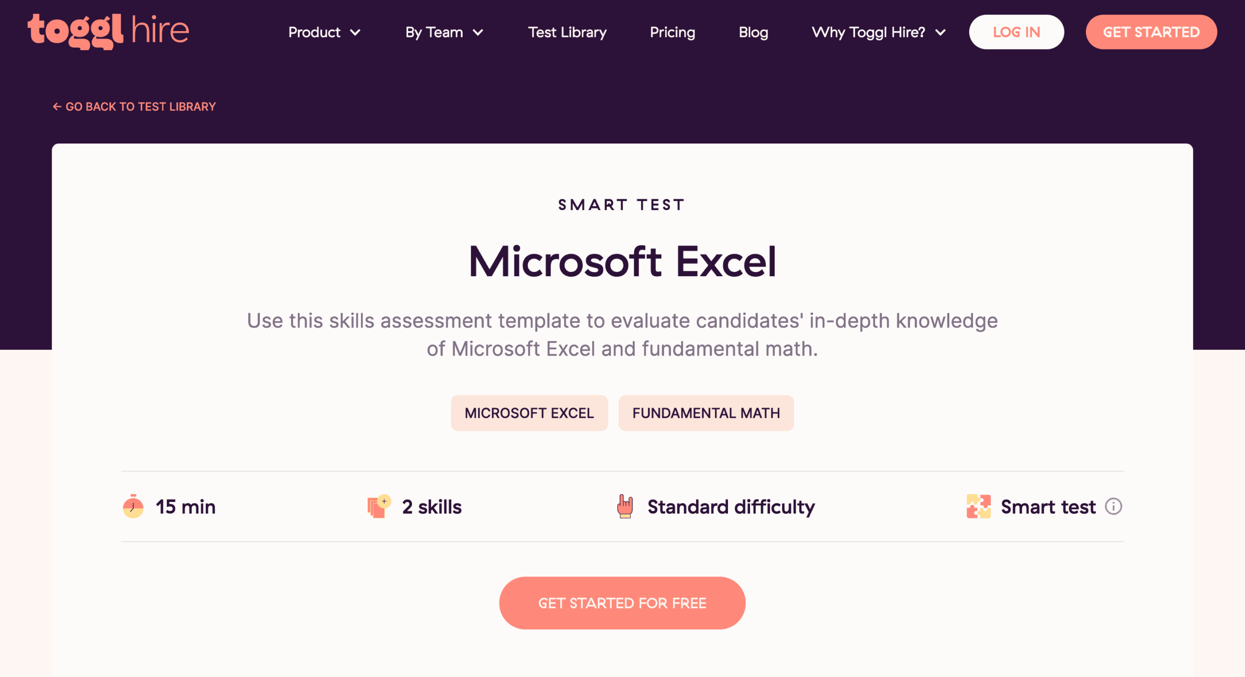 test excel skills with this assessment