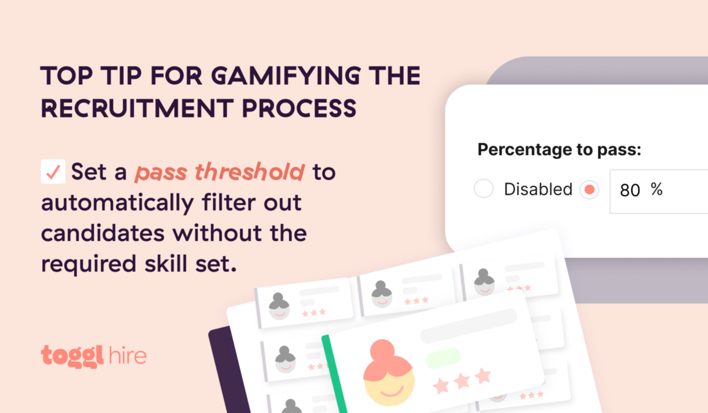 Set a pass threshold for skills assessments